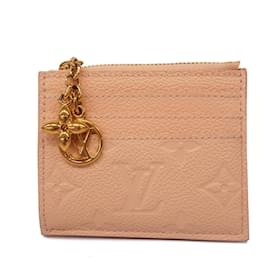 Louis Vuitton-Portacarte Monogram Empreinte Louis Vuitton-Rosa