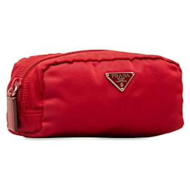 Prada-Pochette Piastra Triangolo Prada MV175-Rosso