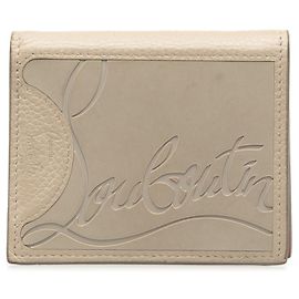 Christian Louboutin Paros Bi-fold Wallet Brown Red