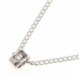 Gucci-Collana G in argento sterling intagliato Gucci-Argento