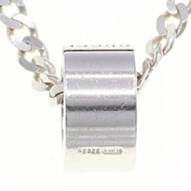 Gucci-Collana G in argento sterling intagliato Gucci-Argento