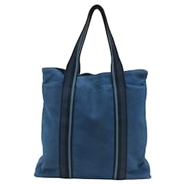 Hermès-Hermes Troca Vertical GM Tote Bag-Blue