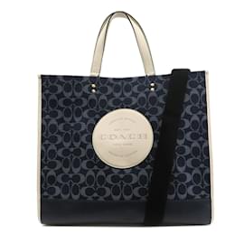 Coach-Borsa Tote Signature C2827 di Coach-Blu