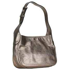 Salvatore Ferragamo-Salvatore Ferragamo Gancini Handbag-Golden,Bronze