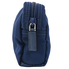 Prada-Prada Blue Nylon Pouch-Blue