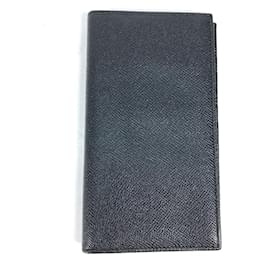 Bulgari-Bvlgari Black Leather Long Wallet-Black