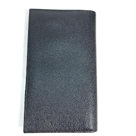 Bulgari-Bvlgari Black Leather Long Wallet-Black