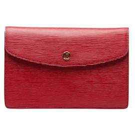 Louis Vuitton-Pochette Montaigne 27 Epi Louis Vuitton-Rouge