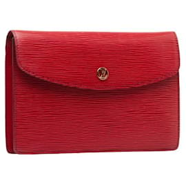 Louis Vuitton-Pochette Montaigne 27 Epi Louis Vuitton-Rouge