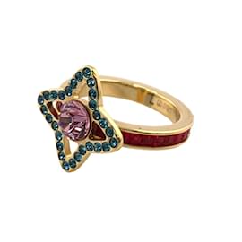 Louis Vuitton-Bague en strass Berg Eye Candy de Louis Vuitton-Rouge,Bleu