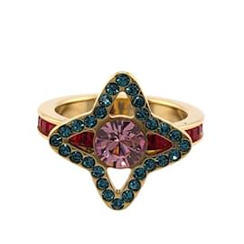 Louis Vuitton-Bague en strass Berg Eye Candy de Louis Vuitton-Rouge,Bleu