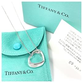 Tiffany & Co-Tiffany Geometric Heart Necklace-Silvery