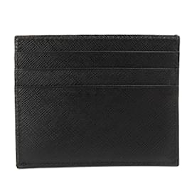 Prada-Prada Saffiano Leather Card Case-Black