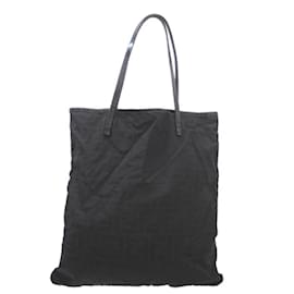 Fendi-Fendi Zucca Tote Bag in Black Jacquard-Black