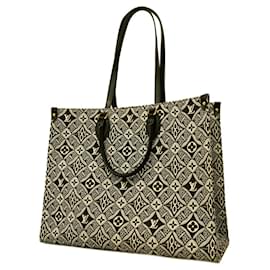 Louis Vuitton-Louis Vuitton Monogram Jacquard On the Go GM Handbag-Black