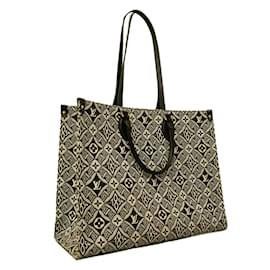 Louis Vuitton-Louis Vuitton Monogram Jacquard On the Go GM Handbag-Black