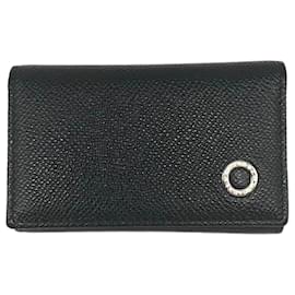 Bulgari-Bvlgari Black Grained Calf Key Case-Black