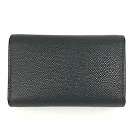 Bulgari-Bvlgari Black Grained Calf Key Case-Black