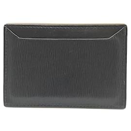 Prada-Prada Black Leather Card Case-Black