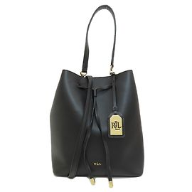Ralph Lauren Black Leather Handbag Black
