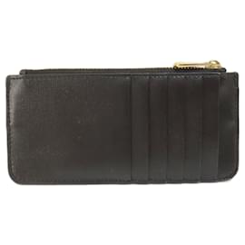 Salvatore Ferragamo-Porte-monnaie à nœud Vara de Salvatore Ferragamo-Noir