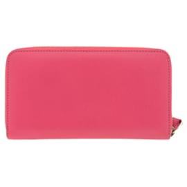 Jimmy Choo-Jimmy Choo Pink Calfskin Long Wallet-Pink