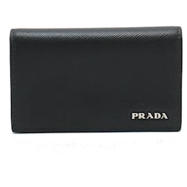 Prada-Prada Saffiano Card Case-Black