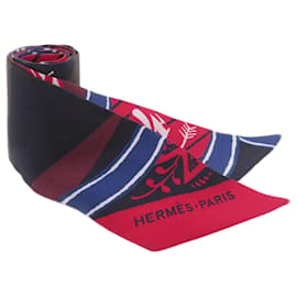 Hermès-Hermes Zilley Silk Scarf for Women-Red