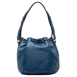 Louis Vuitton-Sac à épaule Petit Noé Epi Louis Vuitton-Bleu