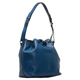 Louis Vuitton-Sac à épaule Petit Noé Epi Louis Vuitton-Bleu