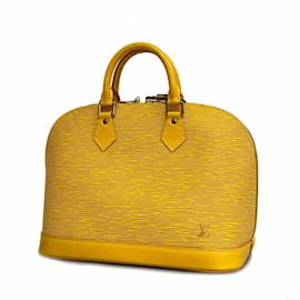 Louis Vuitton-Sac à main Epi Alma Louis Vuitton-Jaune