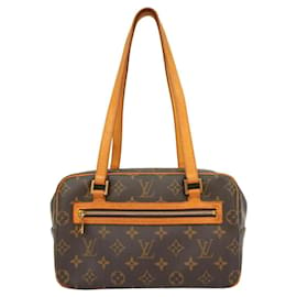 Louis Vuitton-Louis Vuitton Monogram Shoulder Bag-Brown,Monogram