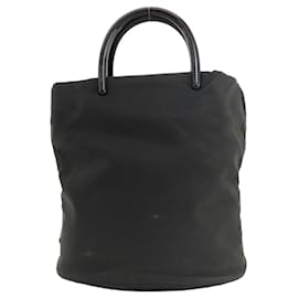 Prada-Prada Black Nylon Tote Bag-Black