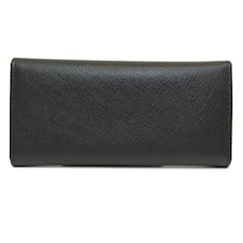 Prada-Prada Engraved Leather Key Case-Black