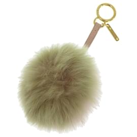 Fendi-Fendi Fur Bag Charm Keychain-Pink,Green