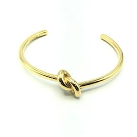 Céline-Celine Extra Thin Gold Charm Bracelet-Golden