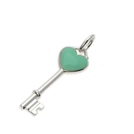 Tiffany & Co-Tiffany Heart Key Enamel Charm Pendant-Other