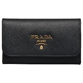 Prada-Prada Saffiano 6-Series Key Case-Black