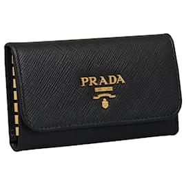 Prada-Prada Saffiano 6-Series Key Case-Black