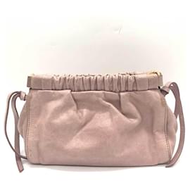 Miu Miu-Sac à épaule en cuir rose Miu Miu-Rose