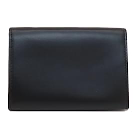 Cartier-Cartier Black Leather Business Card Case-Black