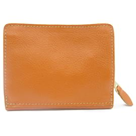 Il Bisonte-Il Bisonte Brown Leather Tri-Fold Wallet-Brown