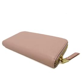 Miu Miu-Miu Miu Ribbon 5ML506 Women's Leather Long Wallet-Pink