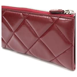 Salvatore Ferragamo-Salvatore Ferragamo L-shaped Long Wallet-Dark red