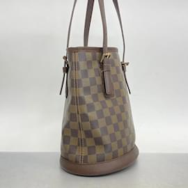 Louis Vuitton-Sac à main Damier Marais Louis Vuitton-Damier ebène