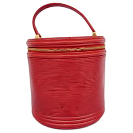 Louis Vuitton-Louis Vuitton Epi Cannes Handbag-Red