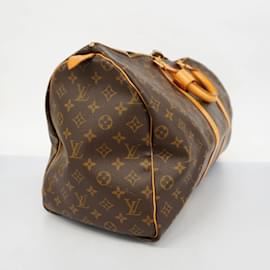 Louis Vuitton-Louis Vuitton Monogram Keepall 50 Boston Bag-Brown,Monogram