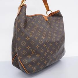 Louis Vuitton-Louis Vuitton Monogram Delightful MM Shoulder Bag-Brown,Monogram