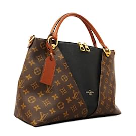 Louis Vuitton-Louis Vuitton Monogram V Tote MM Handbag-Brown,Monogram