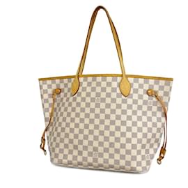 Louis Vuitton-Sac tote Damier Azur Louis Vuitton-Blanc,Autre